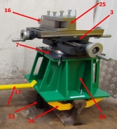 Portable wheel lathe 1AK200 COMPACT